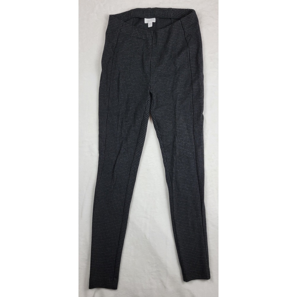 J.Jill Ponte Leggings Womens‎ Small Black Houndstooth Skinny Pants